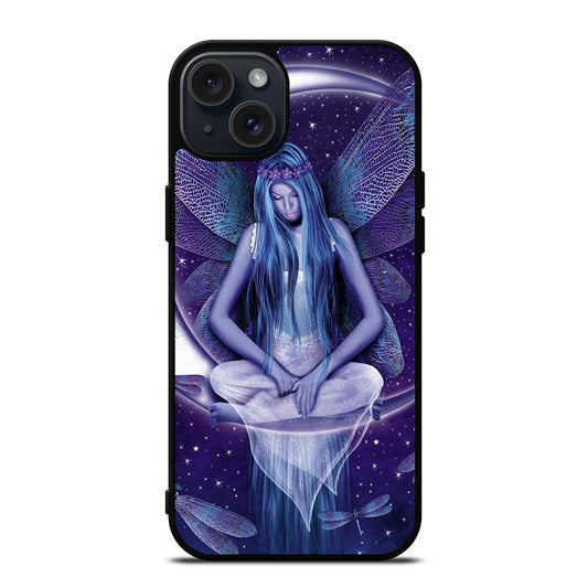 FAIRY DRAGONFLIES MOON iPhone 15 Plus Case Cover