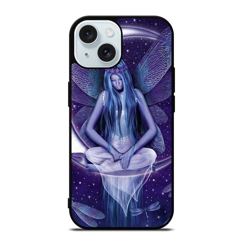 FAIRY DRAGONFLIES MOON iPhone 15 Case Cover