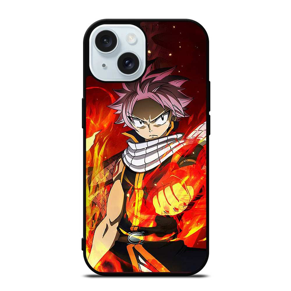 FAIRY TAIL ANIME NATSU DRAGNEEL 3 iPhone 15 Case Cover