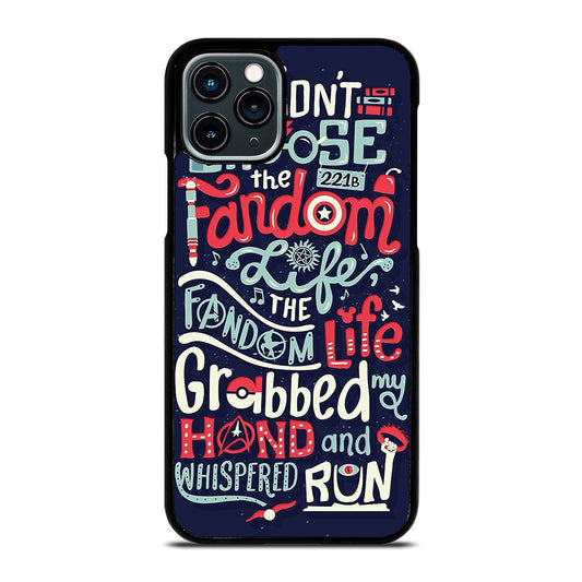 FANDOM LIFE iPhone 11 Pro Case Cover
