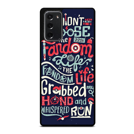 FANDOM LIFE Samsung Galaxy Note 20 Case Cover