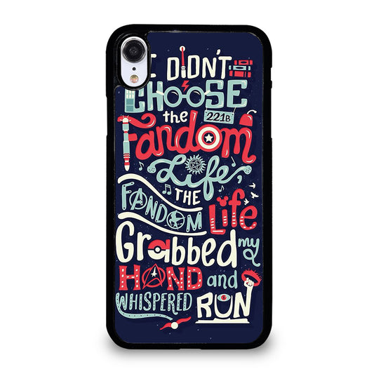 FANDOM LIFE iPhone XR Case Cover