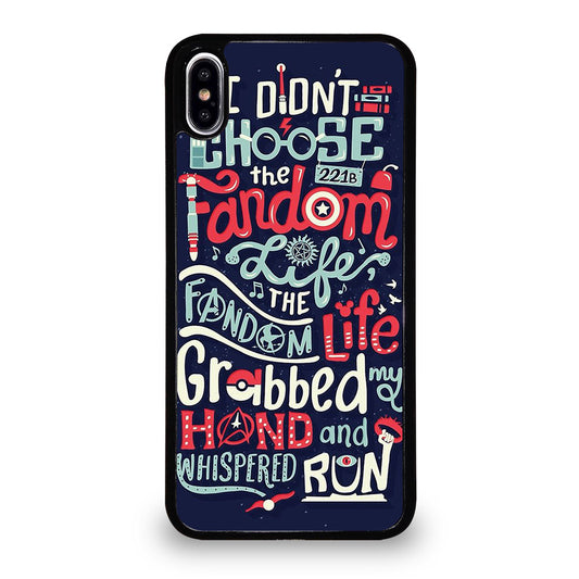 FANDOM LIFE iPhone XS Max Case Cover