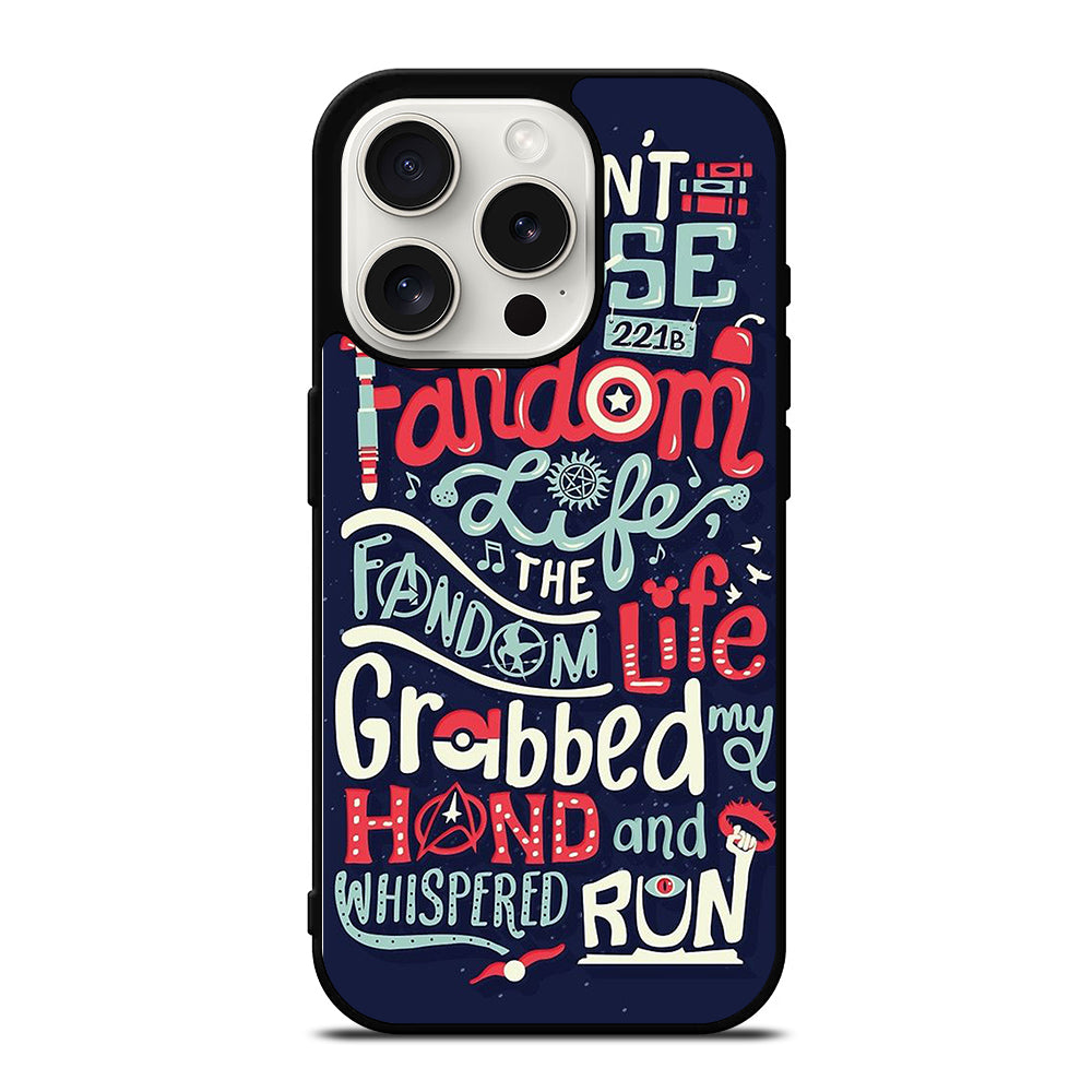 FANDOM LIFE iPhone 15 Pro Case Cover