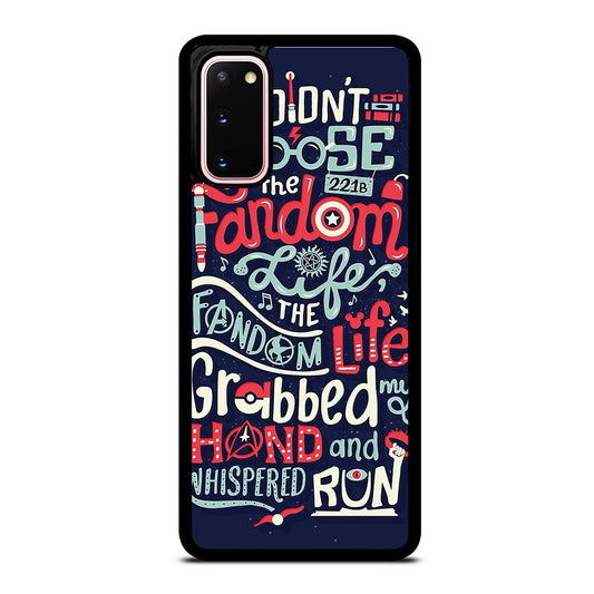 FANDOM LIFE Samsung Galaxy S20 Case Cover