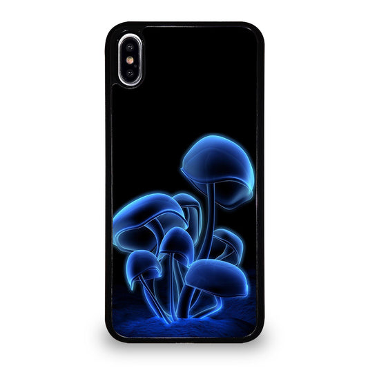 FANTASIA BLUE MUSHROOM ART iPhone XS Max Case Cover