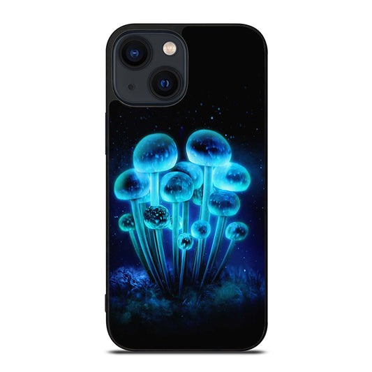 FANTASIA BLUE MUSHROOM ART 2 iPhone 14 Plus Case Cover