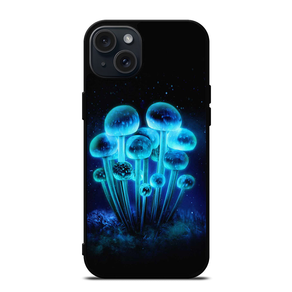 FANTASIA BLUE MUSHROOM ART 2 iPhone 15 Plus Case Cover