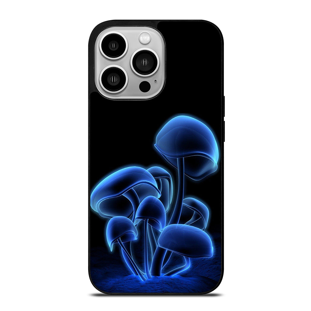FANTASIA BLUE MUSHROOM ART iPhone 14 Pro Case Cover