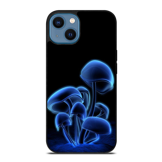 FANTASIA BLUE MUSHROOM ART iPhone 14 Case Cover