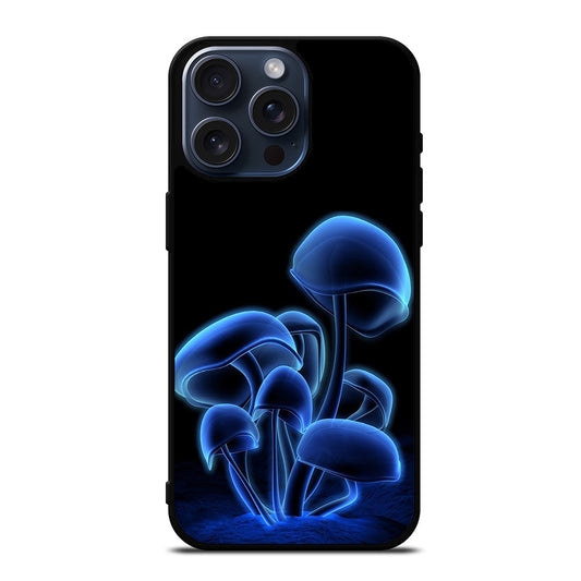 FANTASIA BLUE MUSHROOM ART iPhone 15 Pro Max Case Cover