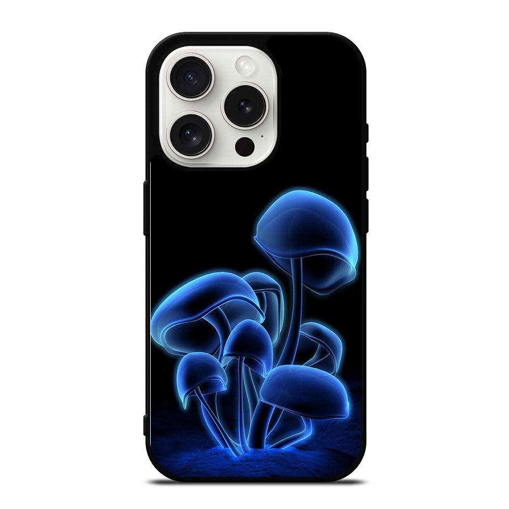 FANTASIA BLUE MUSHROOM ART iPhone 15 Pro Case Cover
