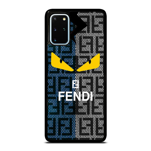 FENDI ROMA BLUE GRAY PATTERN Samsung Galaxy S20 Plus Case Cover