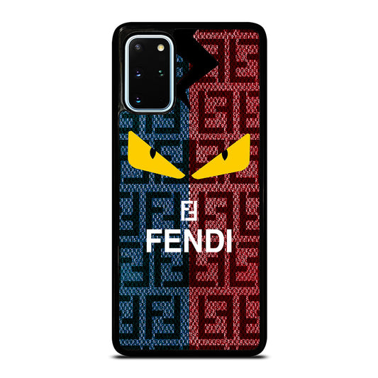 FENDI ROMA BLUE RED PATTERN Samsung Galaxy S20 Plus Case Cover