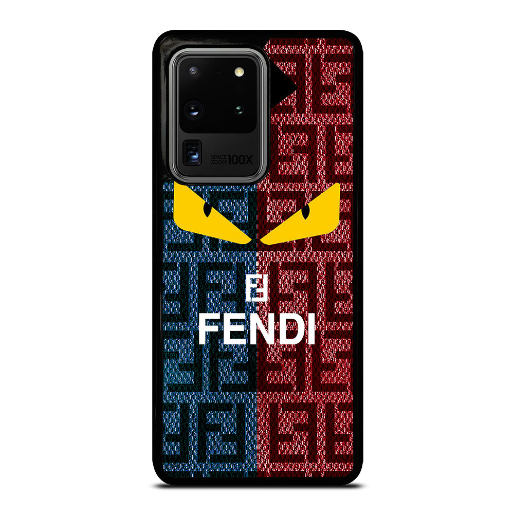 FENDI ROMA BLUE RED PATTERN Samsung Galaxy S20 Ultra Case Cover