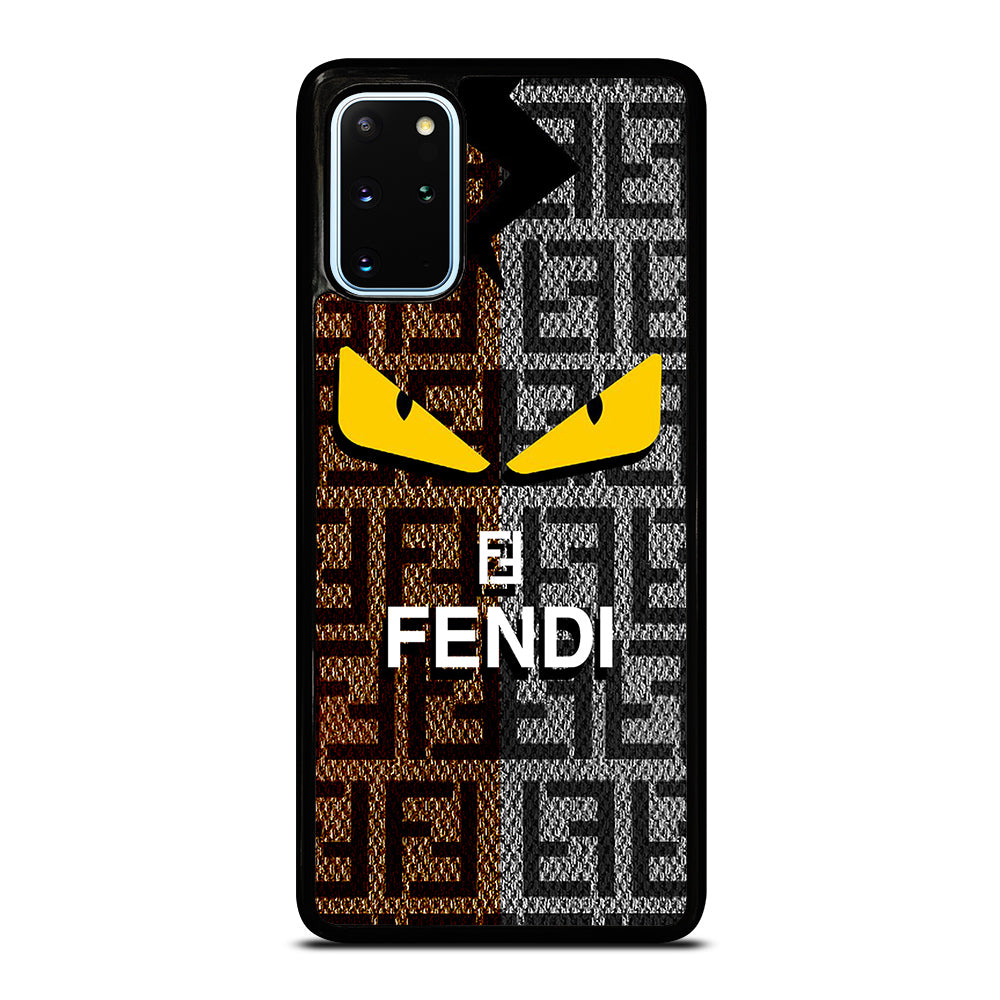 FENDI ROMA BROWN GREY PATTERN Samsung Galaxy S20 Plus Case Cover