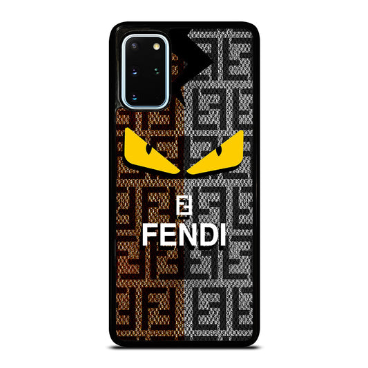 FENDI ROMA BROWN GREY PATTERN Samsung Galaxy S20 Plus Case Cover