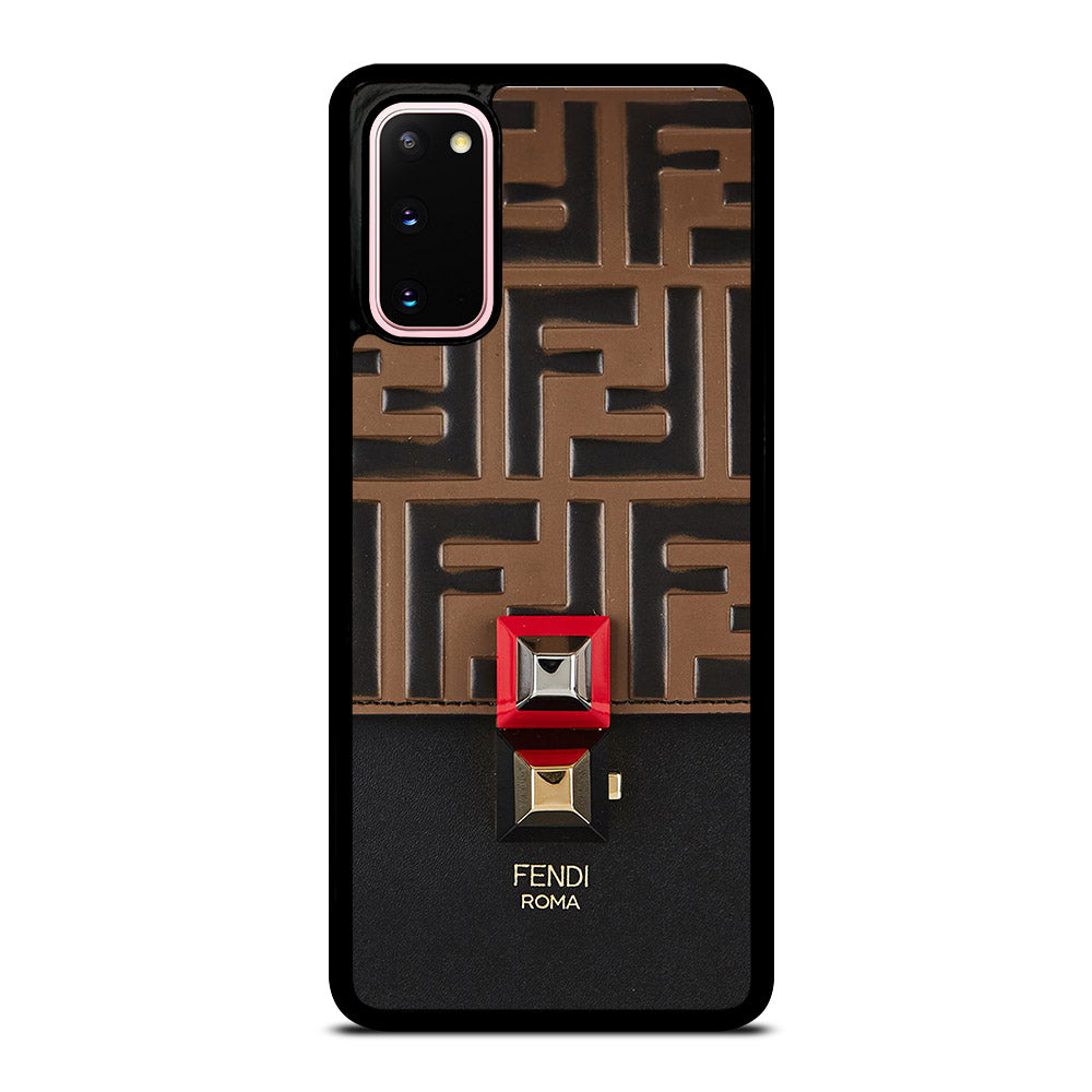 FENDI ROMA BROWN PATTERN Samsung Galaxy S20 Case Cover
