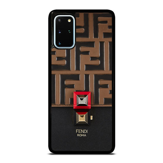 FENDI ROMA BROWN PATTERN Samsung Galaxy S20 Plus Case Cover
