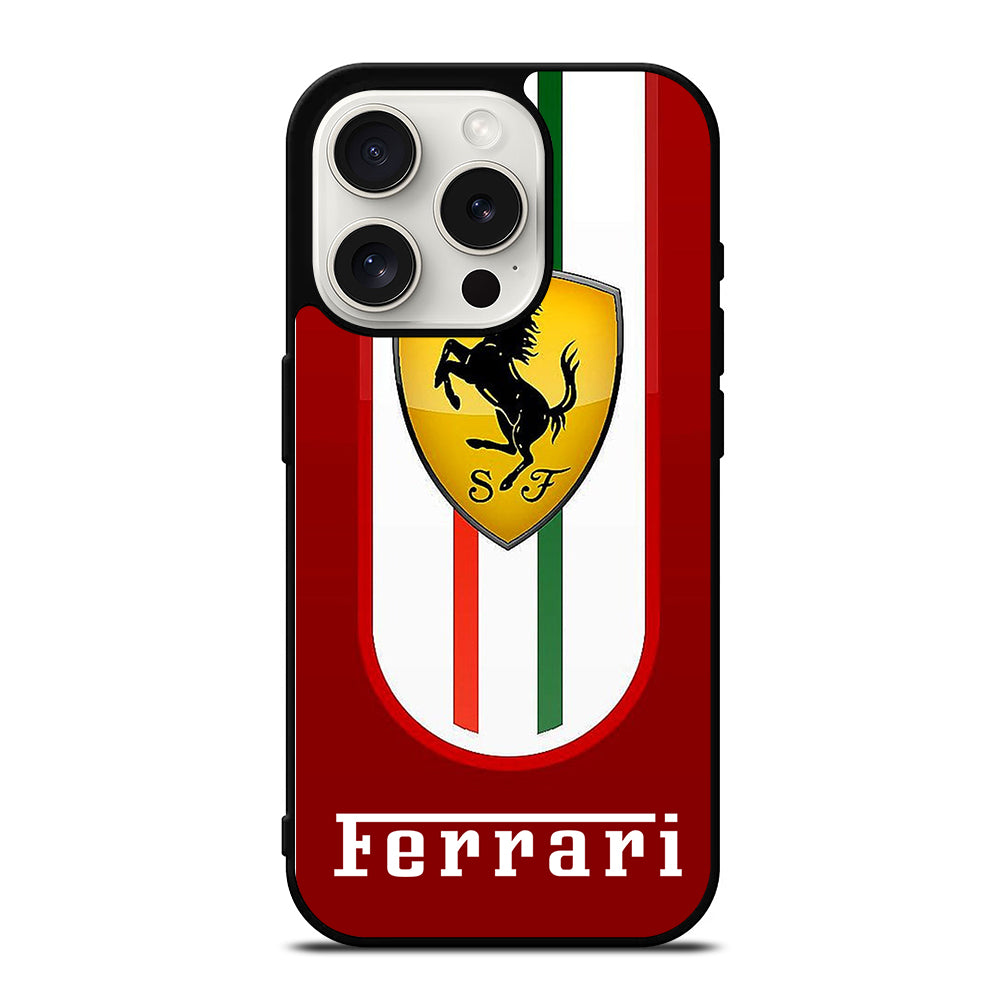 FERRARI CAR LOGO iPhone 15 Pro Case Cover