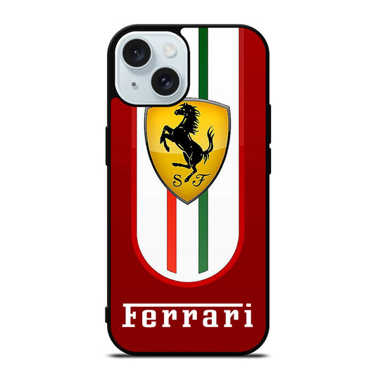 FERRARI CAR LOGO iPhone 15 Case Cover