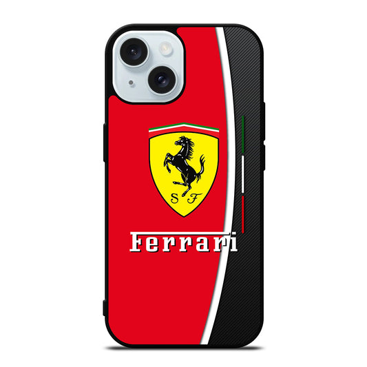 FERRARI LOGO CAR iPhone 15 Case Cover