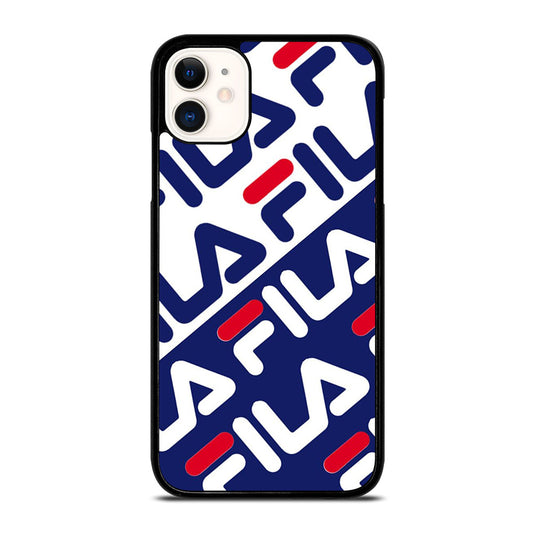 FILA PATTERN LOGO iPhone 11 Case Cover