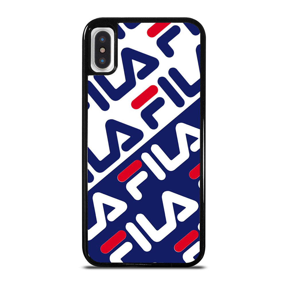 FILA PATTERN LOGO iPhone X / XS Case Cover