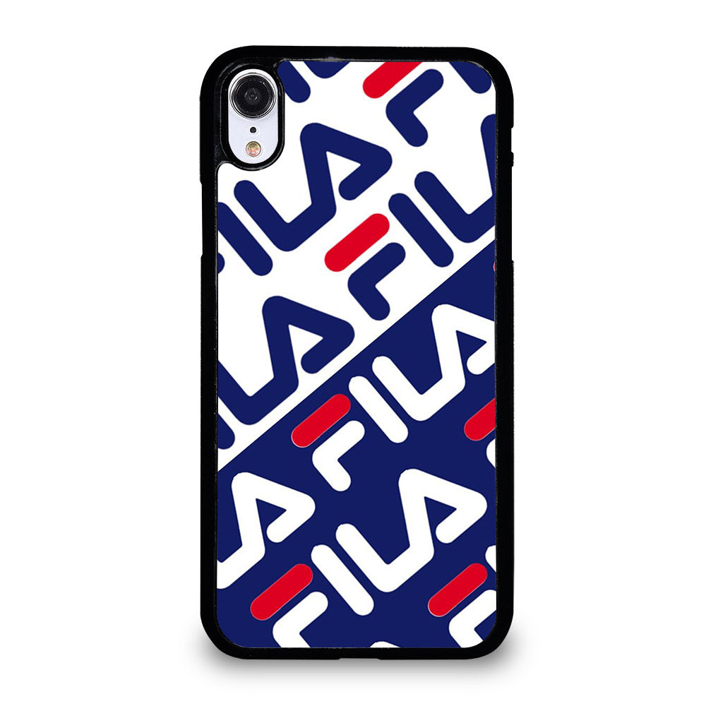 FILA PATTERN LOGO iPhone XR Case Cover