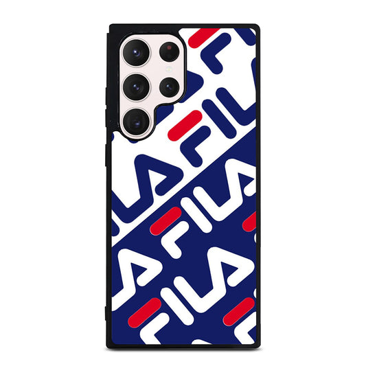 FILA PATTERN LOGO Samsung Galaxy S23 Ultra Case Cover