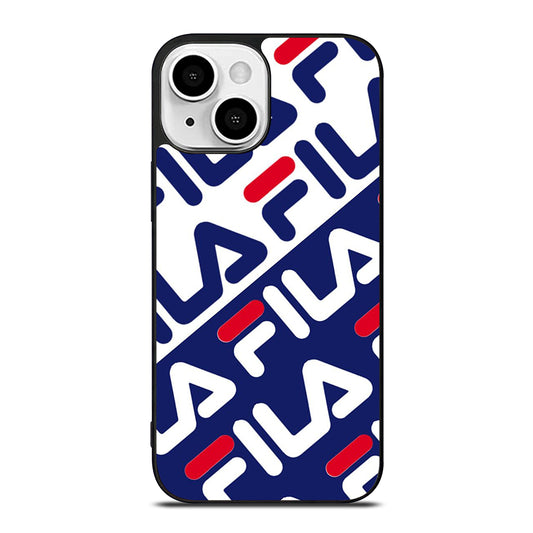 FILA PATTERN LOGO iPhone 13 Mini Case Cover