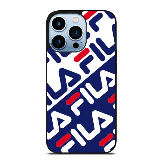 FILA PATTERN LOGO iPhone 13 Pro Max Case Cover