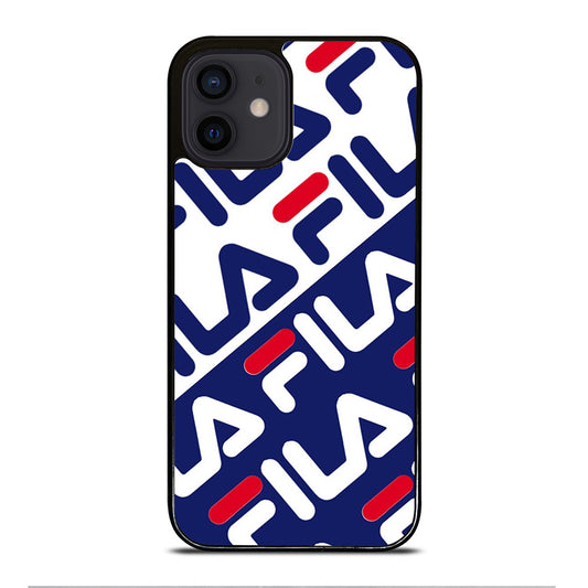FILA PATTERN LOGO iPhone 12 Mini Case Cover