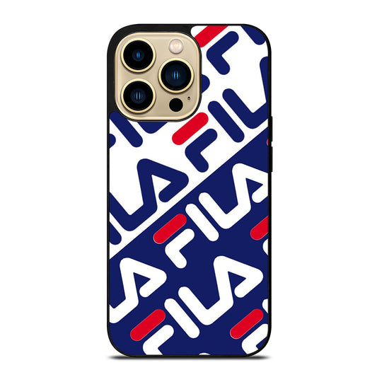 FILA PATTERN LOGO iPhone 14 Pro Max Case Cover