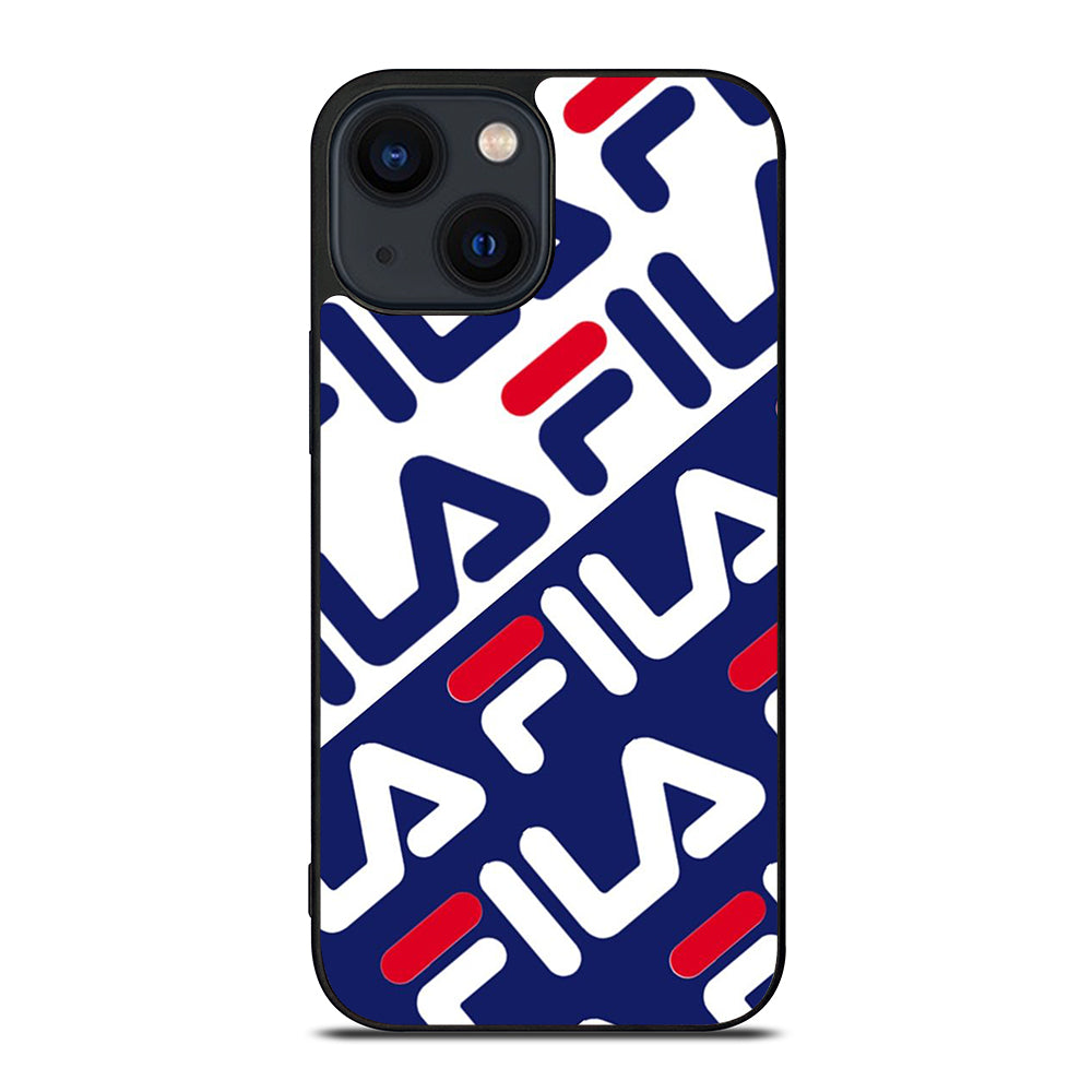 FILA PATTERN LOGO iPhone 14 Plus Case Cover