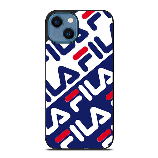 FILA PATTERN LOGO iPhone 14 Case Cover