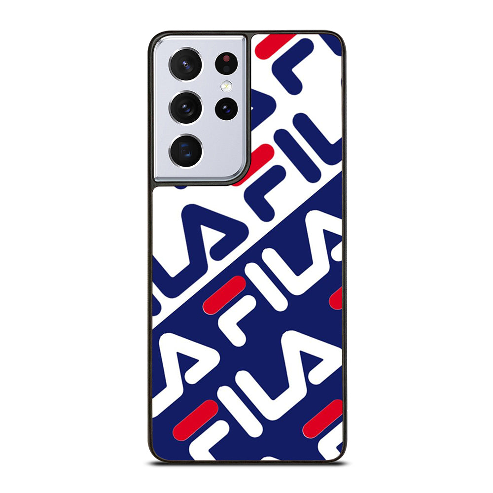FILA PATTERN LOGO Samsung Galaxy S21 Ultra Case Cover