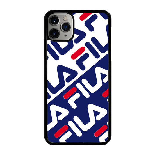 FILA PATTERN LOGO iPhone 11 Pro Max Case Cover