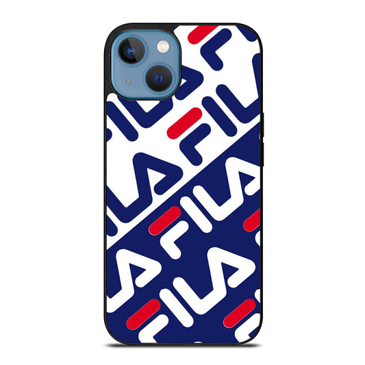 FILA PATTERN LOGO iPhone 13 Case Cover