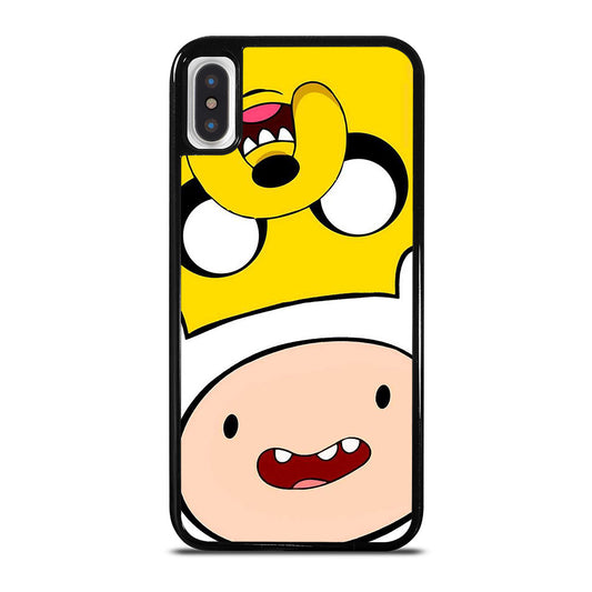 FINN AND JAKE FACE iPhone X / XS Case Cover