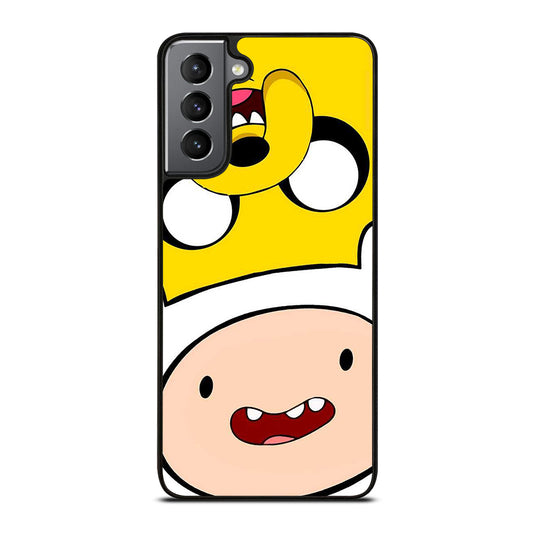 FINN AND JAKE FACE Samsung Galaxy S21 Plus Case Cover