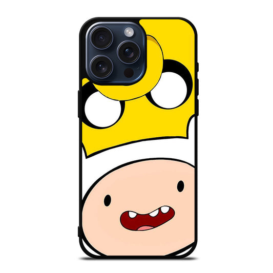 FINN AND JAKE FACE iPhone 15 Pro Max Case Cover