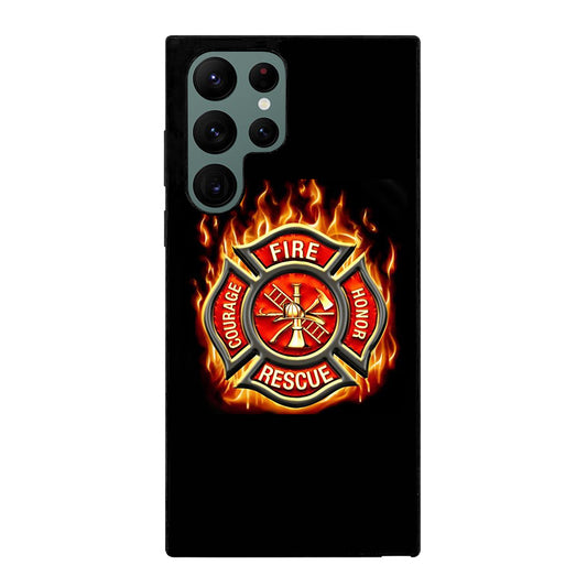 FIREFIGHTER FIREMAN FIRE Samsung Galaxy S22 Ultra Case Cover