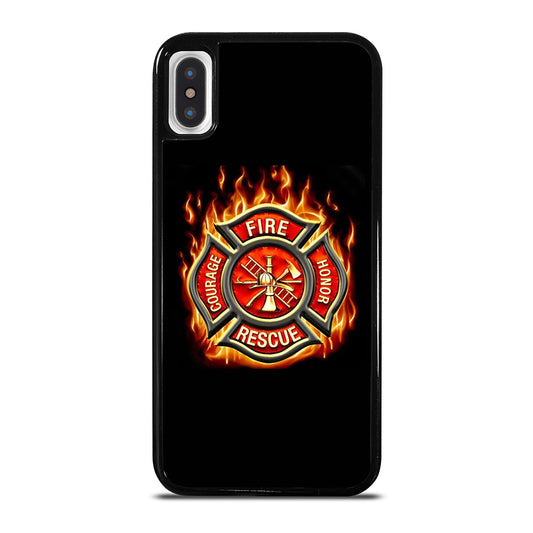 FIREFIGHTER FIREMAN FIRE iPhone X / XS Case Cover