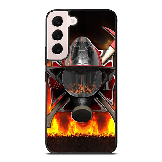 FIREFIGHTER FIREMAN HELMET Samsung Galaxy S22 Plus Case Cover