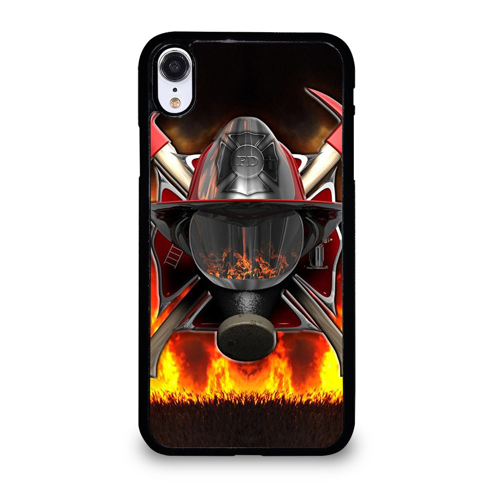 FIREFIGHTER FIREMAN HELMET iPhone XR Case Cover