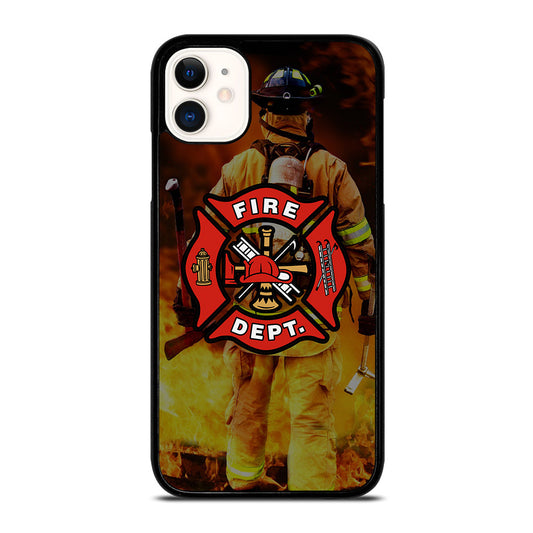 FIREFIGHTER FIREMAN LOGO iPhone 11 Case Cover