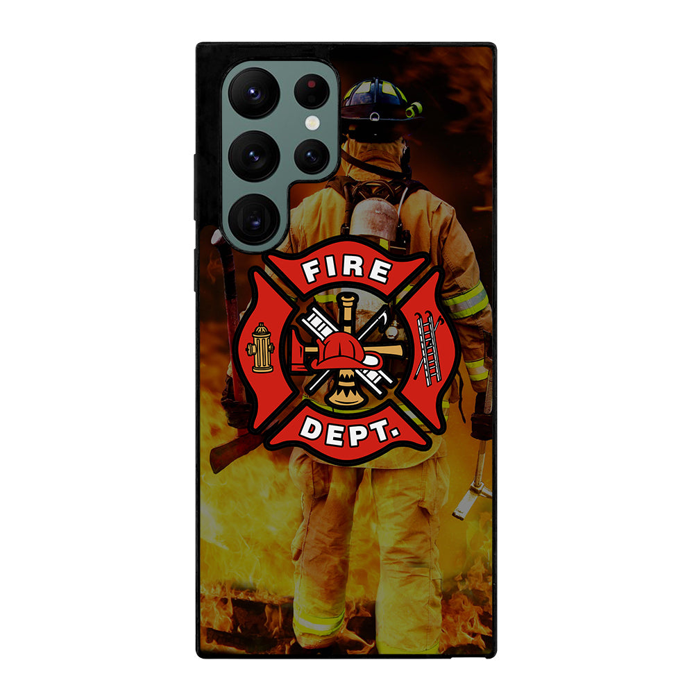 FIREFIGHTER FIREMAN LOGO Samsung Galaxy S22 Ultra Case Cover