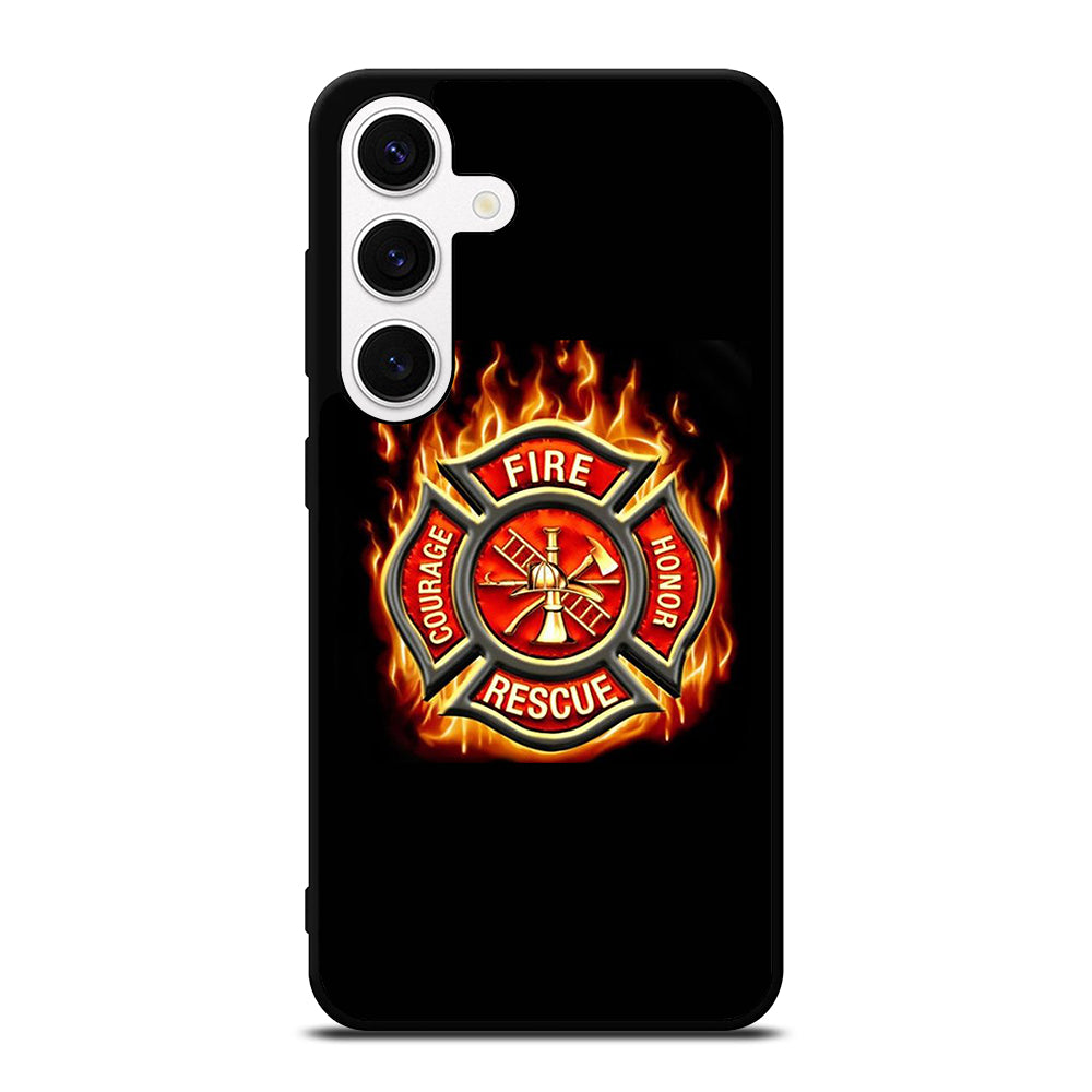 FIREFIGHTER FIREMAN FIRE Samsung Galaxy S24 Case Cover