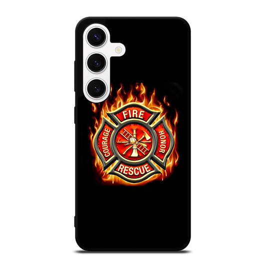 FIREFIGHTER FIREMAN FIRE Samsung Galaxy S24 Case Cover